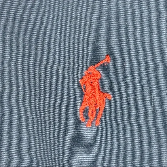 Polo Ralph Lauren Shirt Mens XLT Blue Button Down Short Sleeve Classic Fit - Picture 9 of 16